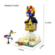 HI-Reeke House Building Block Set Creative Tensegrity Sculptures Balloon Up House Kit Toy Multi Color