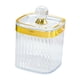 thumbnail image 5 of Contenedores para almacenar alimentos, contenedores de alimentos con tapas herméticas para pasta, galletas, Oro, 5 of 9