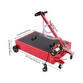 thumbnail image 3 of Oil Drain Pan Low Profile with Electric Pump 120W and Wheels Car Truck 17Gal, 3 of 8
