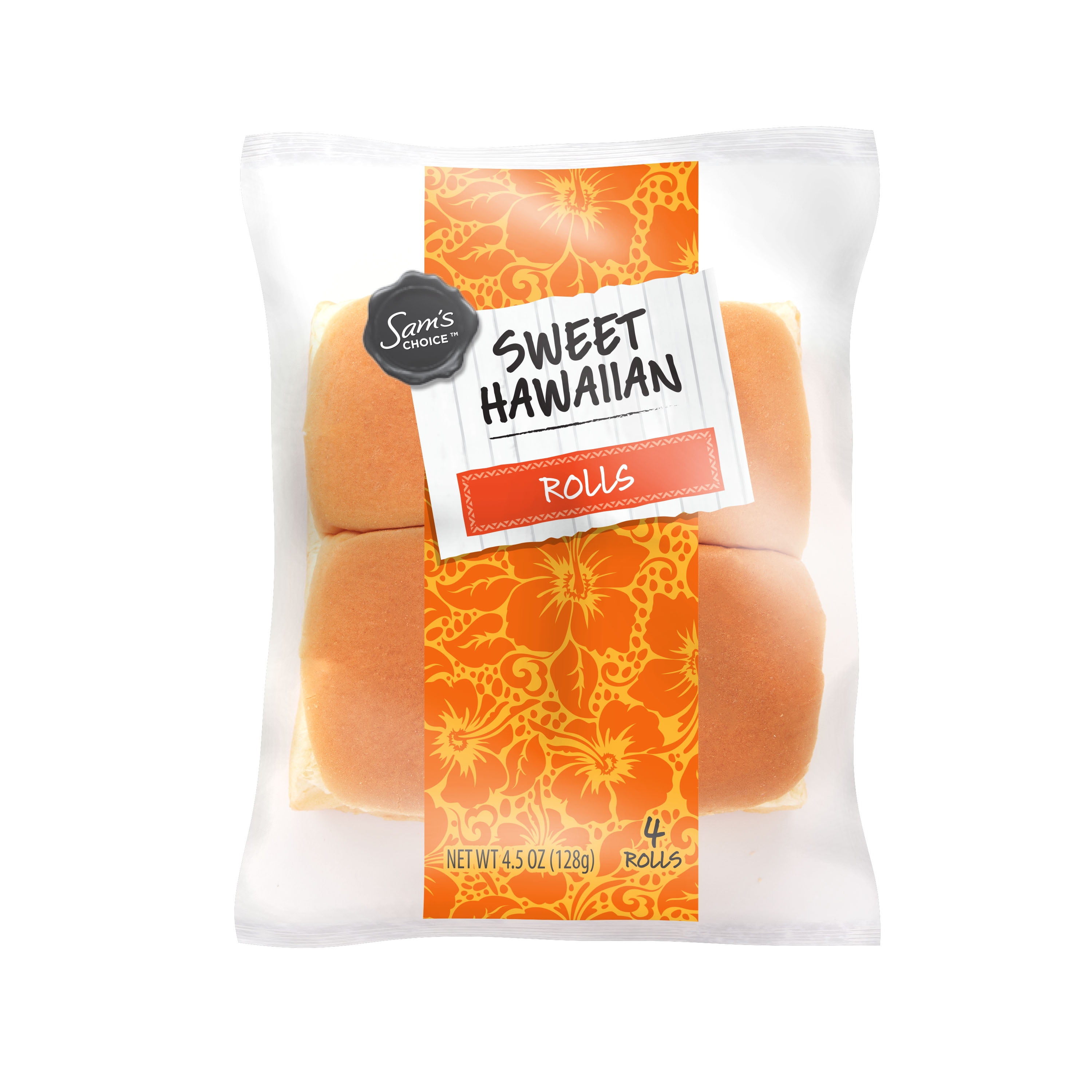 Sam's Choice Sweet Hawaiian Rolls, 4.5 Oz, 4 Count