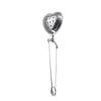 PEONAVET Tea Strainer Heart ShapePractical Snap Stainless Steel Mesh Tea Ball Infuser Tea Strainer