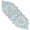 Crystal Blue Salt, variant on Glass Beaded Table Runner - Elegant Handmade Dining Table Décor for Special Occasions (Gold Silver)