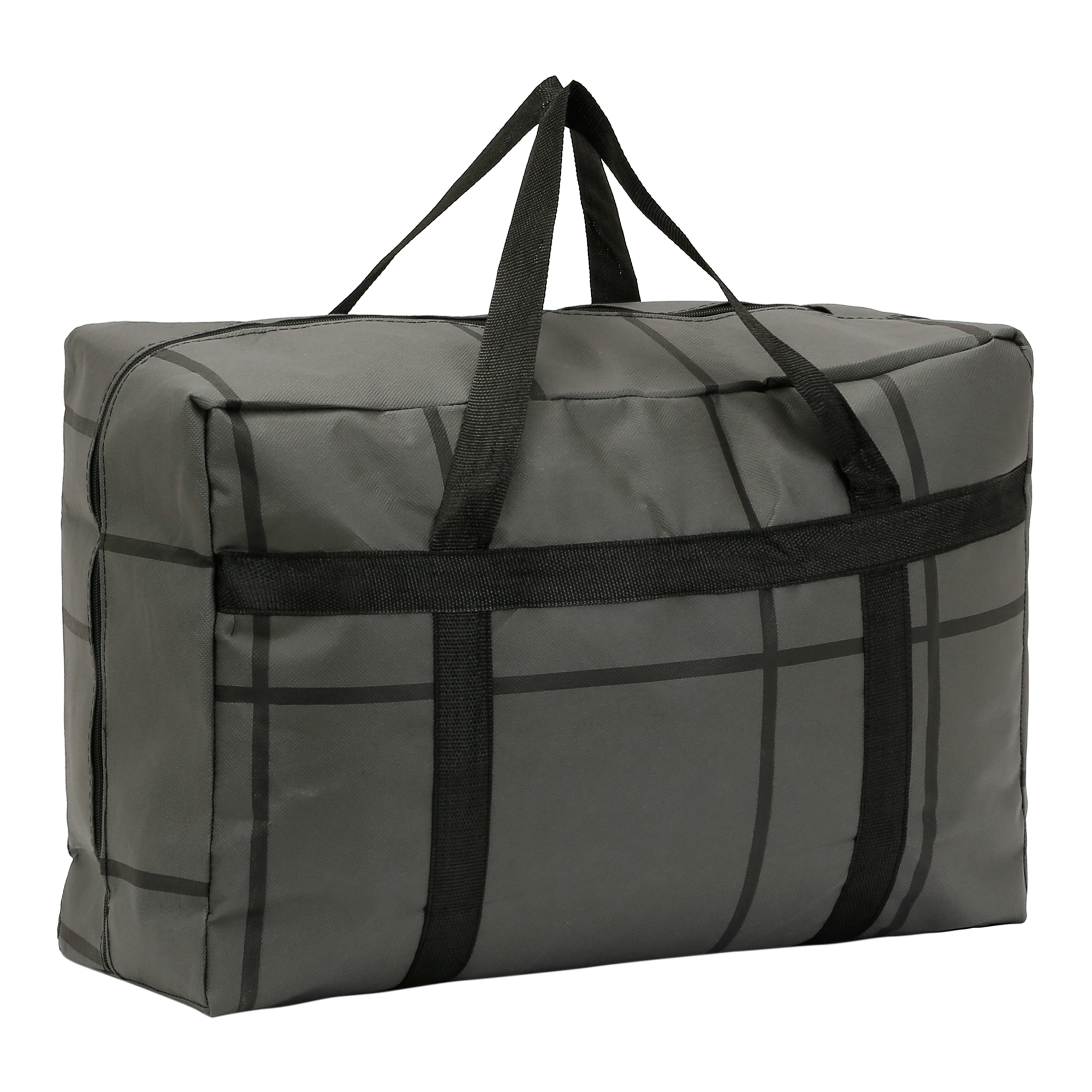Unique Bargains 1 Pack Clothes Storage Foldable Storage Bags Black 21.5*9*14in
