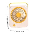 thumbnail image 1 of Portable Fan USB Charging Small Fan High Airflow Compact Design Portable Fan for Travel Outdoor Use, 1 of 6