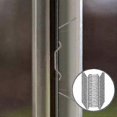 thumbnail image 3 of 100 Pack Stainless Steel Greenhouse Glass Fixing Clips with W Wire and Z Overlap Clips for Glazing Panels, 3 of 5