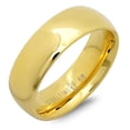 thumbnail image 1 of Ladies Classical 6 Mm. Wedding Band Ring, Gold, Size -11, 1 of 1