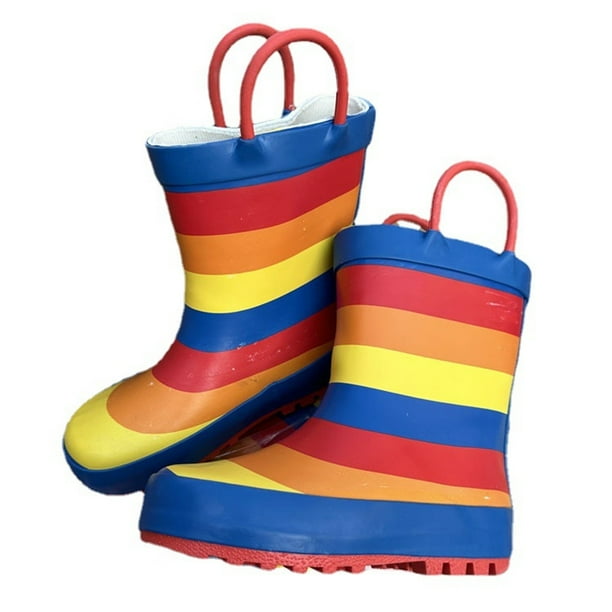 Boys rain hot sale boots size 6