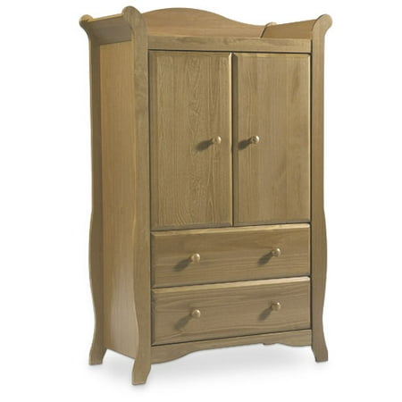 Storkcraft - Aspen Sleigh Armoire, in Oak