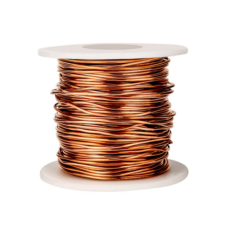  UCINNOVATE 99.9% Copper Wire, 16 Gauge Soft Copper Wire 127  Feet / 39m, 1 lb Spool Pure Copper Wire for Jewelry Making, Bare Copper  Wire for Electroculture Gardening Brass Copper Wire