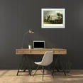 thumbnail image 3 of Allom, T. 18x15 White Modern Wood Framed Museum Art Print Titled - Hewick Hall, 3 of 4
