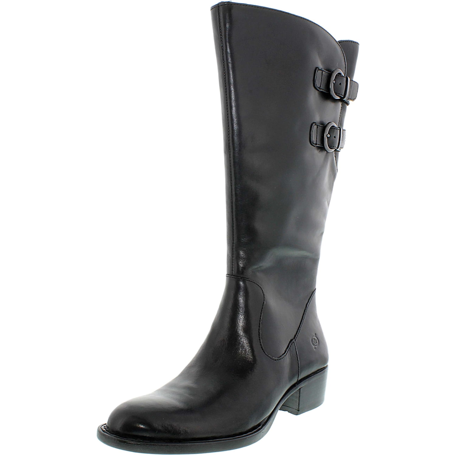 Born Women's Berry Leather Black KneeHigh Leather Boot 9M