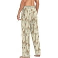 thumbnail image 6 of FREEAMG Cute Giraffe Pajama Pants for Men, Men's Separate Bottoms, Comfortable Lounge Pants for Men（853）, 6 of 7