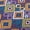 Purple_Yellow, variant on Boho Stripe 3 Piece Quilt Set by Lush Decor