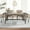 Gray, variant on WAMPAT 4-6 Person Farmhouse Dining Table with Heavy Duty Wooden Legs, 67.7 Inch Rectangular Modern Wood Kitchen Table for Dining Room, Oak Brown