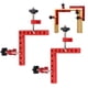 thumbnail image 5 of Escuadra De Sujeción, A Prueba De Decoloración, 2 Juegos De aleación De Aluminio, Rango De Sujeción De 0-60 Mm, Escuadra De Posicionamiento De 90 Grados Para Soldar, 5 of 7