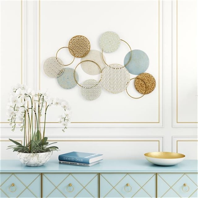 Orly Abstract Metal Wall Decor, Multi Color