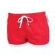 thumbnail image 1 of Skinni Fit- Pantalones cortos de deporte/gimnasio para mujer (Rojo/Blanco), 1 of 2