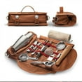 thumbnail image 2 of Profesional Bolsa de viaje para barman, bolsa de lona portátil para herramientas, coctelera, juego de vino, bolsa de almacenamiento sin herramientas NKT, 2 of 5