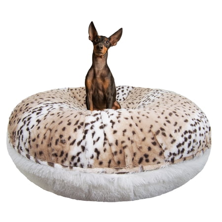 Bagel Snow Leopard Bolster