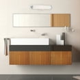 thumbnail image 2 of Designers Fountain Geneva Satin Platinum LED 24in Bathroom Vanity Light Fixture, LED68303-SP, 2 of 4