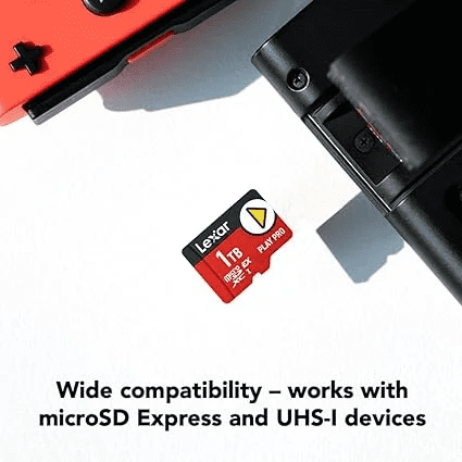 Lexar Play PRO 1T microSD Express Card, UHS-I, C10, U3, V30, Full HD, 4K, Memory Card, ASUS ROG Ally, Steam Deck, Gaming