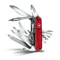 thumbnail image 6 of Victorinox Cyber Tool L Swiss Army Knife 39 Function Swiss Made Pocket Knife With 2 Blades (Large and Small), Multiple Bits (Hex, Torx, Philips) and 2 Saws (Wood and Metal) - Red Transparent, 6 of 6