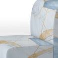 thumbnail image 4 of Designart "Geode Golden Harmony Multi Color" Upholstered Modern & Contemporary Accent Chair and Marble Abstract Arm Chair - Multiple Color & Pattern, 4 of 7