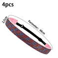 thumbnail image 2 of Adjustable Non Slip Wide Bling Glitter Headband for Women Girls & Teens, 2 of 5