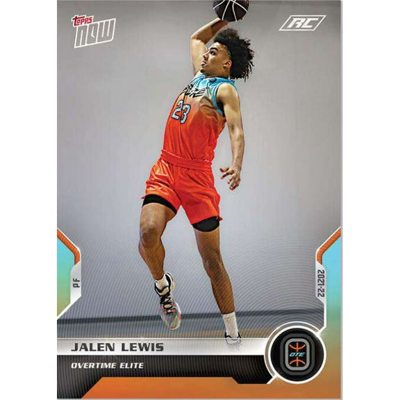 NBA 2021-22 Overtime Elite Basketball Jalen Lewis Trading Card (Rookie Debut) #D1