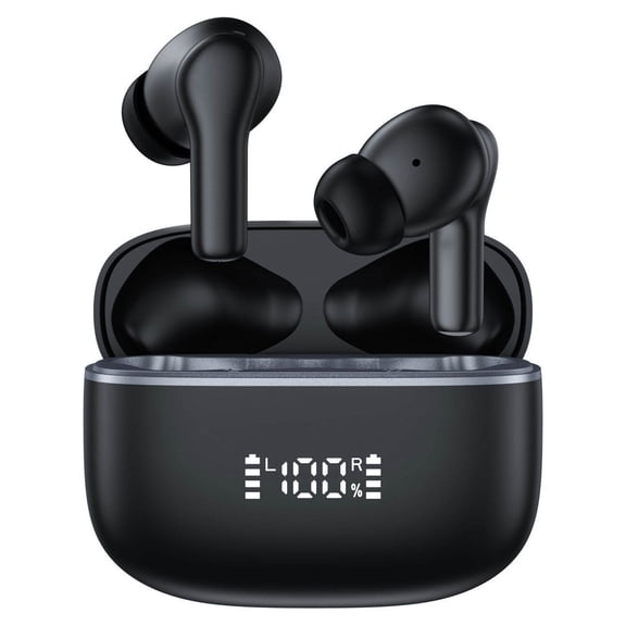 Wireless Earbuds, Gotomi Bluetooth Earbuds HiFi Stereo ANC Active Noise Cancelling Ear Buds ENC Clear Call In Ear Bluetooth Earphones 40Hrs Playtime