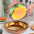thumbnail image 3 of Reheyre Portable Steaming Dish - Stainless Steel Cold Noodle Plate Steamed Rice Tray Cooking Tool for Kitchen, 3 of 8
