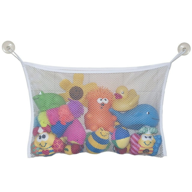 Jolly Jumper Bath Tub Toy Bag | Quick-Dry Mesh Storage with Suction Cups | Mold-Free Toy Organizer for Bathroom | 45.7 cm x 30.5 cm