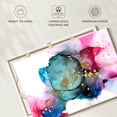 thumbnail image 6 of Elephant Stock Borealis I Wall Art - Horizontal Canvas Wall Art - Living Room Wall Decor - Abstract Canvas - Pink And Turquoise Decor By Jennifer Goldberger - 39" x 26", 6 of 8