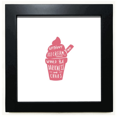 thumbnail image 1 of Without Ice There Would Be Darkness Black Square Frame Picture Wall Tabletop, 1 of 3