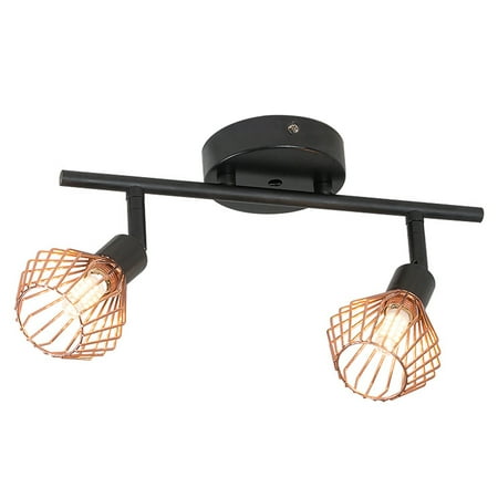 Amdohai Spot lumineux 10W fer creux avec 2 pièces G9 support de lampe  décoration de plafond salle à manger chambre plafonnier