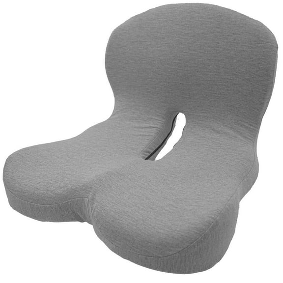 Ergonomic Memory Foam Seat Cushion with Lumbar and Back Support – Coccyx and Tailbone Pain Relief, Orthopedic Posture Correction - Ideal for Office Chairs, Car Seats, and Couches