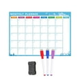 thumbnail image 2 of Weloille Drys Erasable Calendar, Magnetic Calendar For Fridge,Kitchen White Board Calendar For Refrigerator, Reusable Monthly Weekly Planner, With Eraser,Markers, 2 of 7