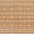 thumbnail image 1 of Ahgly Company Machine Washable Indoor Square Abstract Papaya Orange Area Rugs, 5' Square, 1 of 7