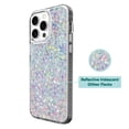 thumbnail image 2 of onn. Phone Case for iPhone 15 Pro – Iridescent Glitter Fleck, 2 of 6