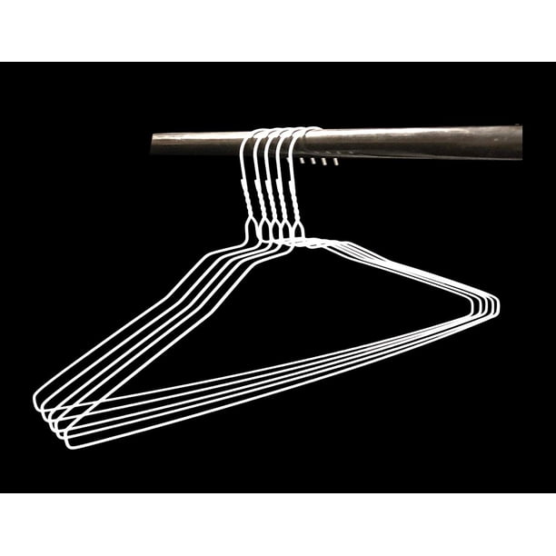 Wire Hangers in Bulk 100 White Metal Hangers 18 Inch