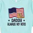 thumbnail image 3 of Inktastic Military Daddy Always My Hero Toddler Sweatshirt, 3 of 4