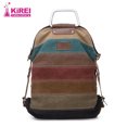 thumbnail image 2 of Rainbow Women's Canvas Backpack Ladies Striped Multifunction Patchwork Rucksack Crossbody Girl Single Shoulder Bag Vintage stitching, 2 of 5