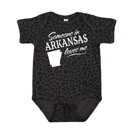 

Inktastic Someone in Arkansas Loves Me Gift Baby Boy or Baby Girl Bodysuit