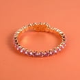 thumbnail image 6 of Elegant Round Cut Lab Created Purple Amethyst Moissanite Tennis Bracelet in 925 Sterling Silver – Sparkling Gift for Women, Bridesmaids, Anniversary, and Special Occasions, 6 of 6