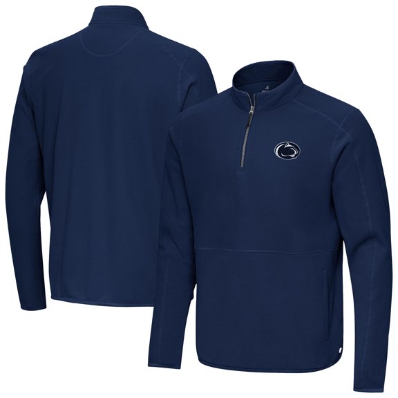 Men's Antigua Navy Penn State Nittany Lions Step Up Quarter-Zip Pullover