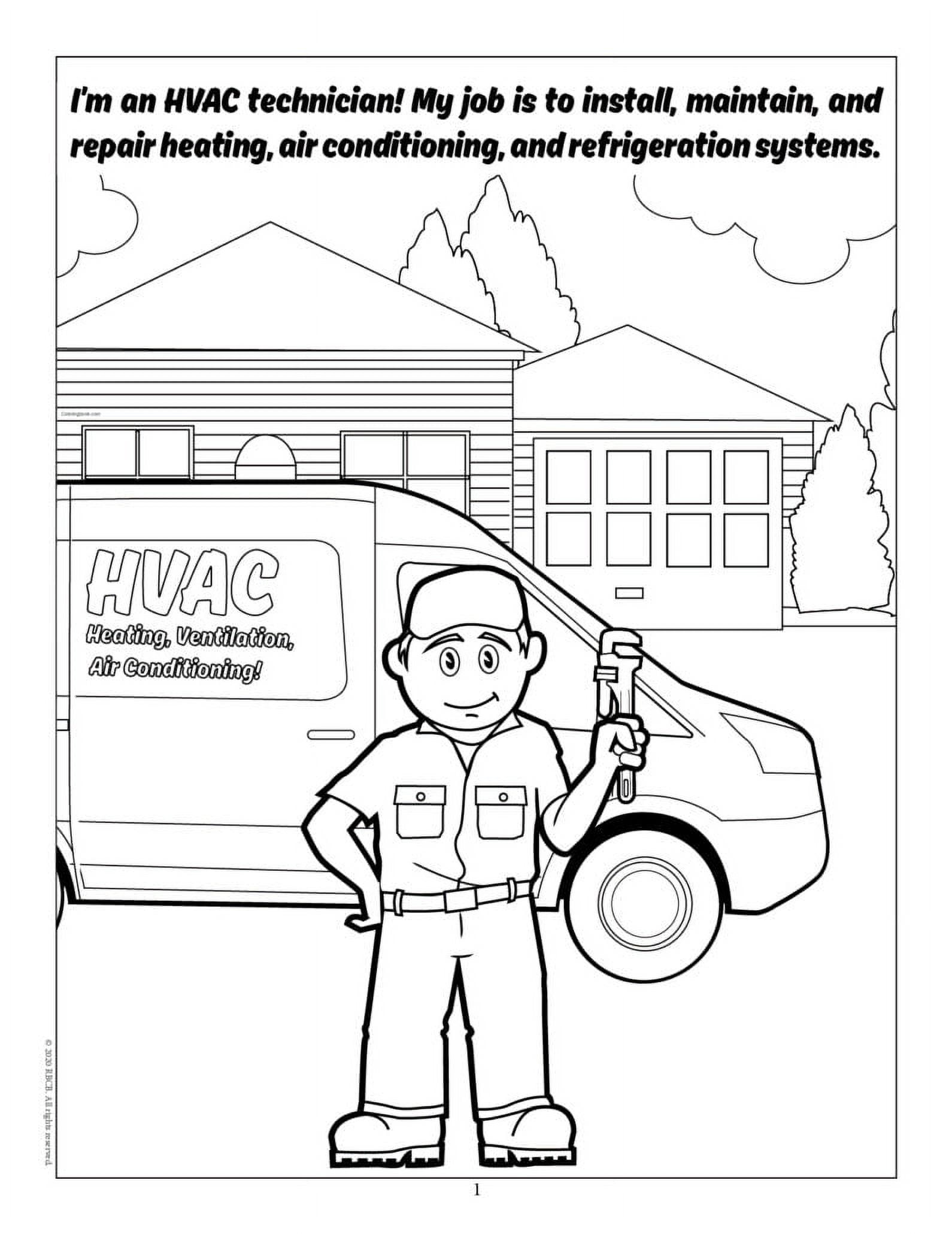 HVAC Imprint Coloring Book (25 Copies) (8.5x11)