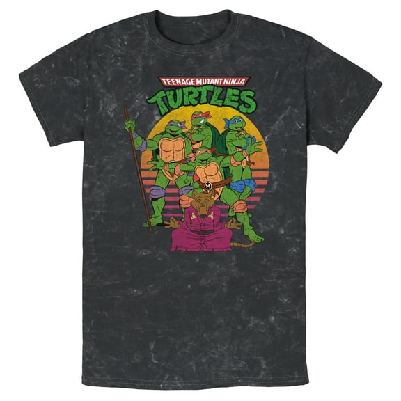 Men's Teenage Mutant Ninja Turtles Master Splinter Shot  Graphic Tee Black 2X Large