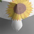 thumbnail image 4 of Sunflower Square Tablecloth 42x42in(107x107cm) – Waterproof Polyester Printed Table Cover, Wrinkle Resistant & Washable for Kitchen Dining Picnic Party Decor, 4 of 6