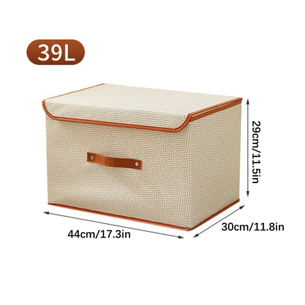 Caja de Almacenamiento Plegable onlyliua Con Tapa Gran Capacidad Para Ropa