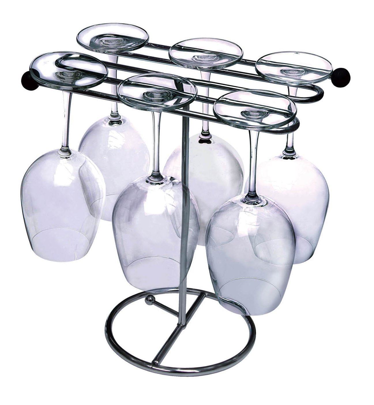 Two in One Stemmed Glasses Drying Rack and Decanter Drying Rack